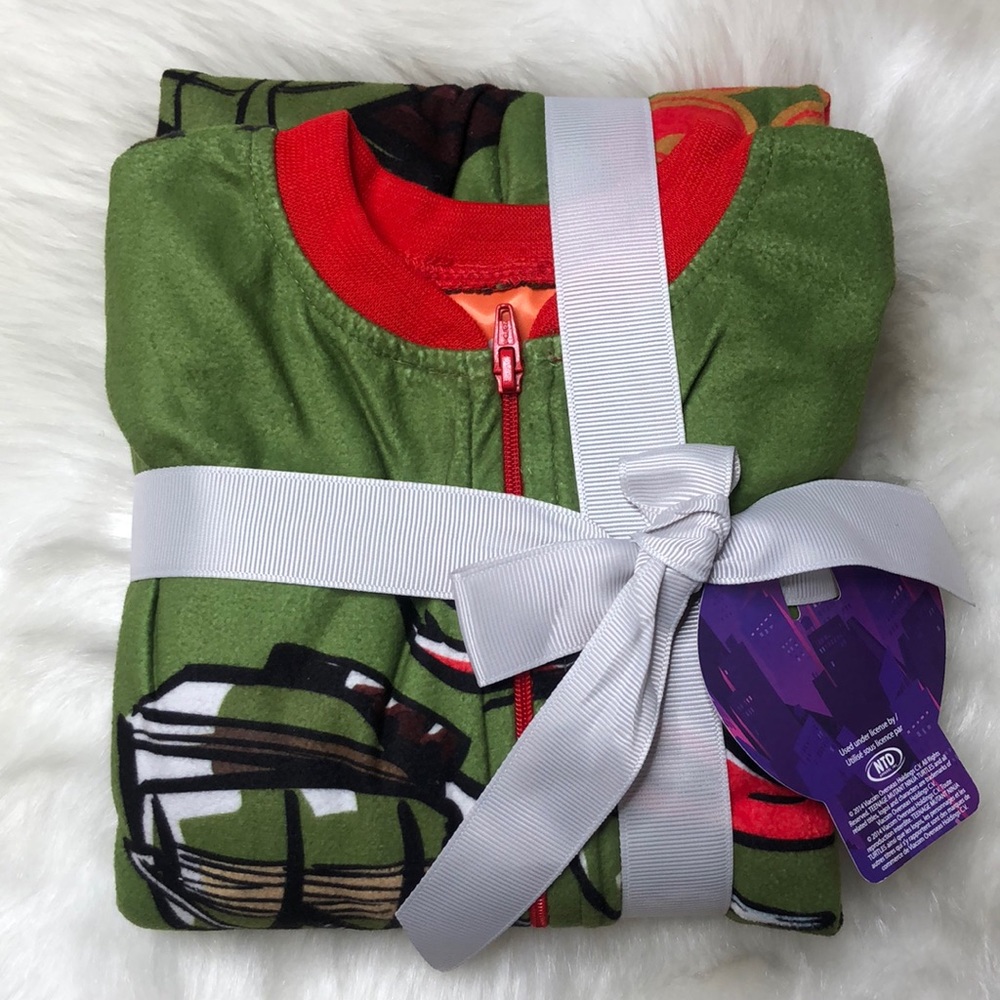 TMNT Classic Graphic One Piece Sleepwear Set 2T